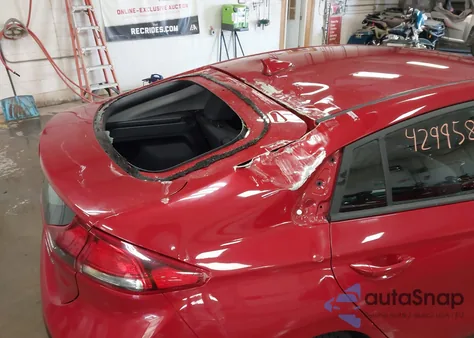 2019 Hyundai Ioniq Hybrid Blue from USA, damaged, VIN KMHC65LC7KU180230